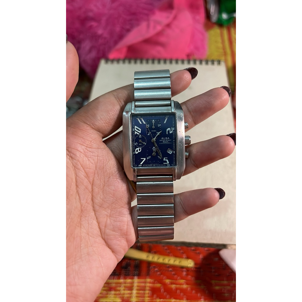 jam second alba cronograph second