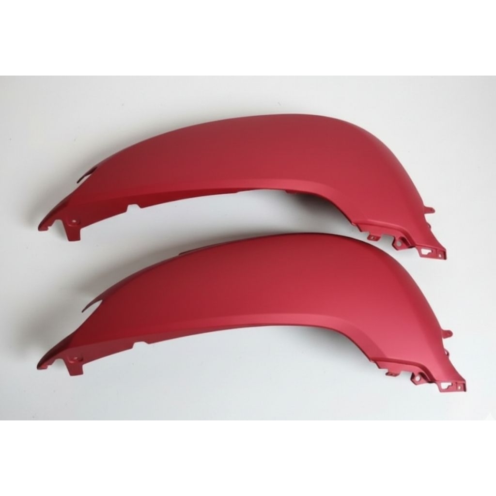 WIN Cover tutup bodi Body belakang / samping MERAH DOFF Honda Scoopy FI Esp LED 2017 - Scoopy 110 FI