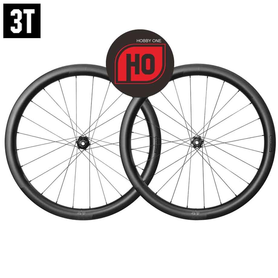3T DISCUS 45/40 Ltd Carbon Clincher Tubeless Ready Wheelset