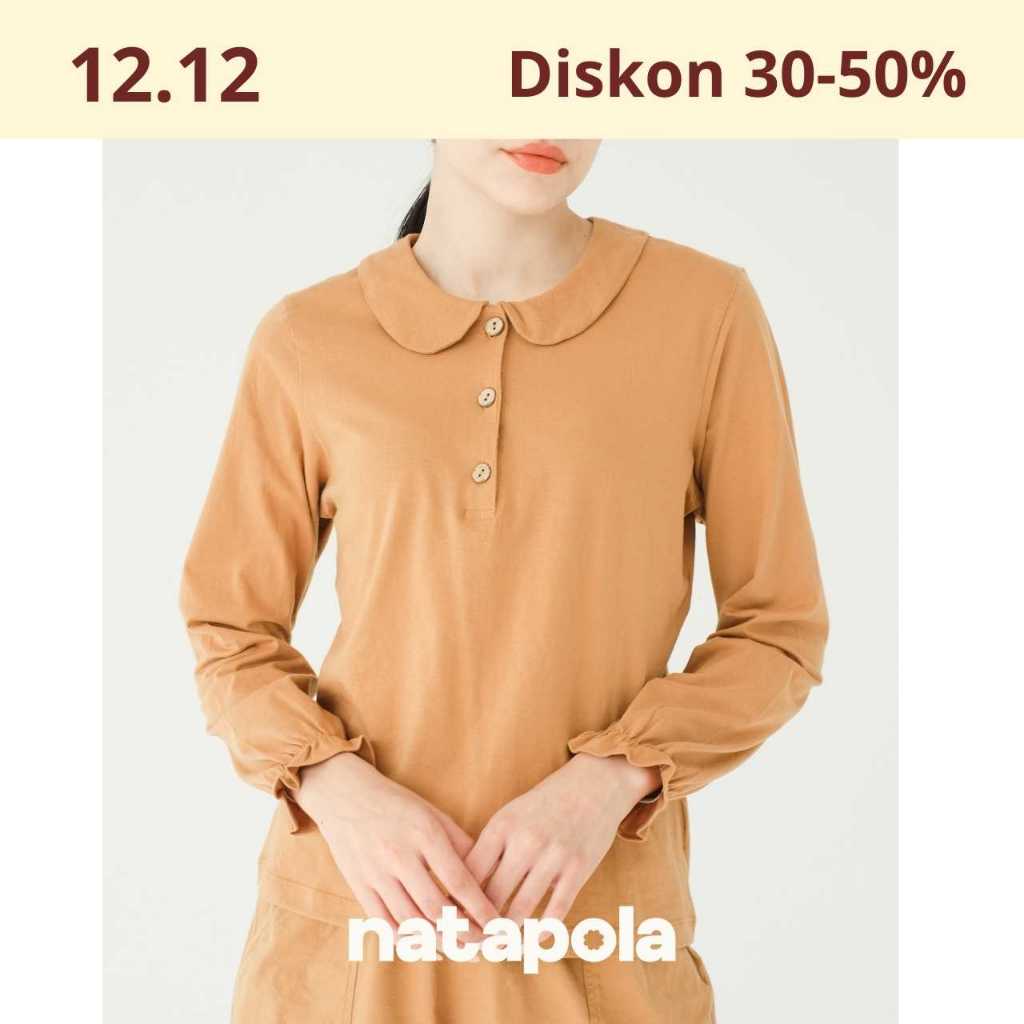 POLA SHIZUKA LONGSLEEVE  - ATASAN WANITA LENGAN PANJANG - TOP LENGAN PANJANG - KAOS LENGAN PANJANG -
