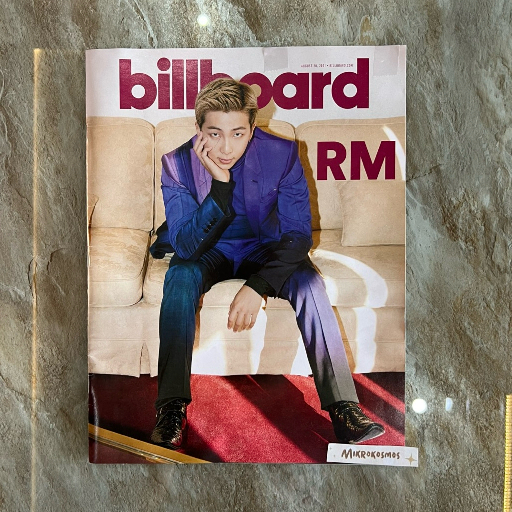 BILLBOARD MAGAZINE BTS cover RM - majalah official bts siap kirim limited edition