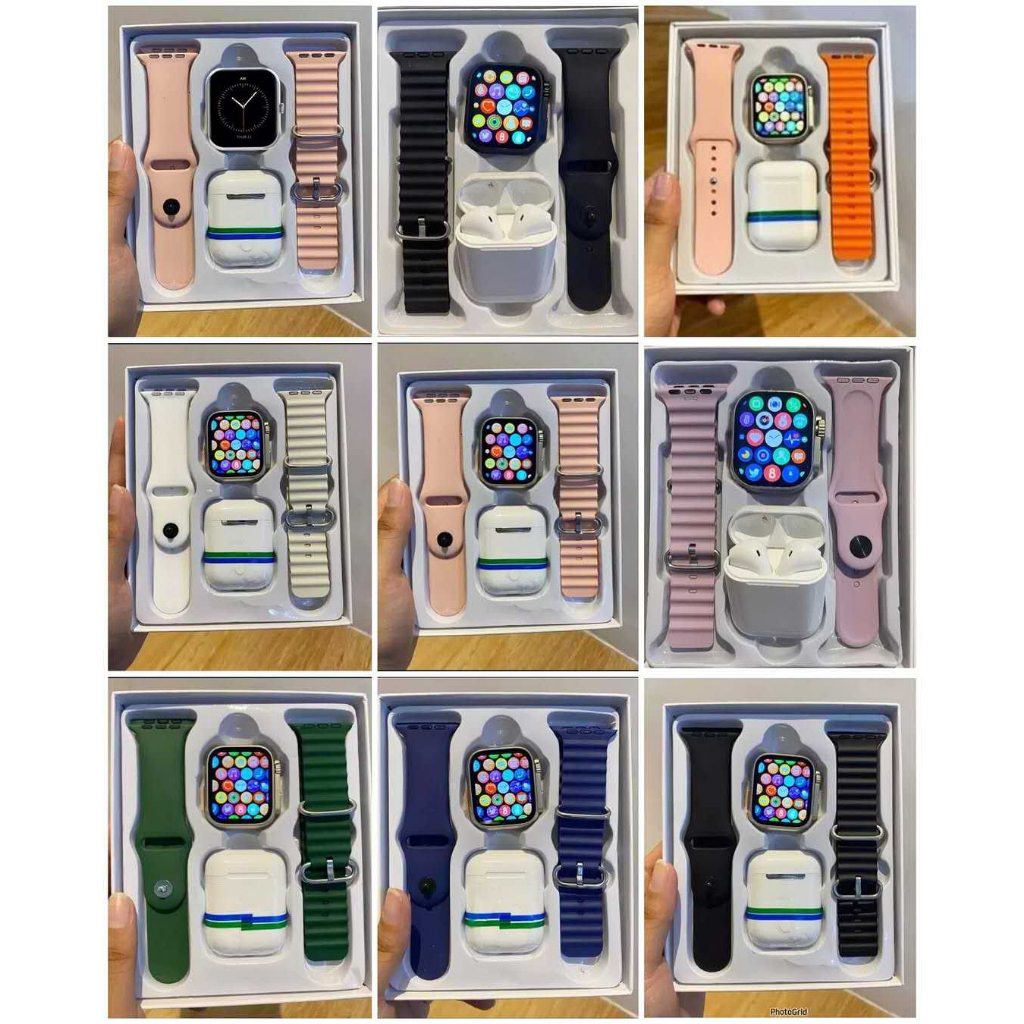 Terbaru Ultra i8 Smartwatch i8 Ultra Smartwatch Free Headset dan Strap Polos ~ COD