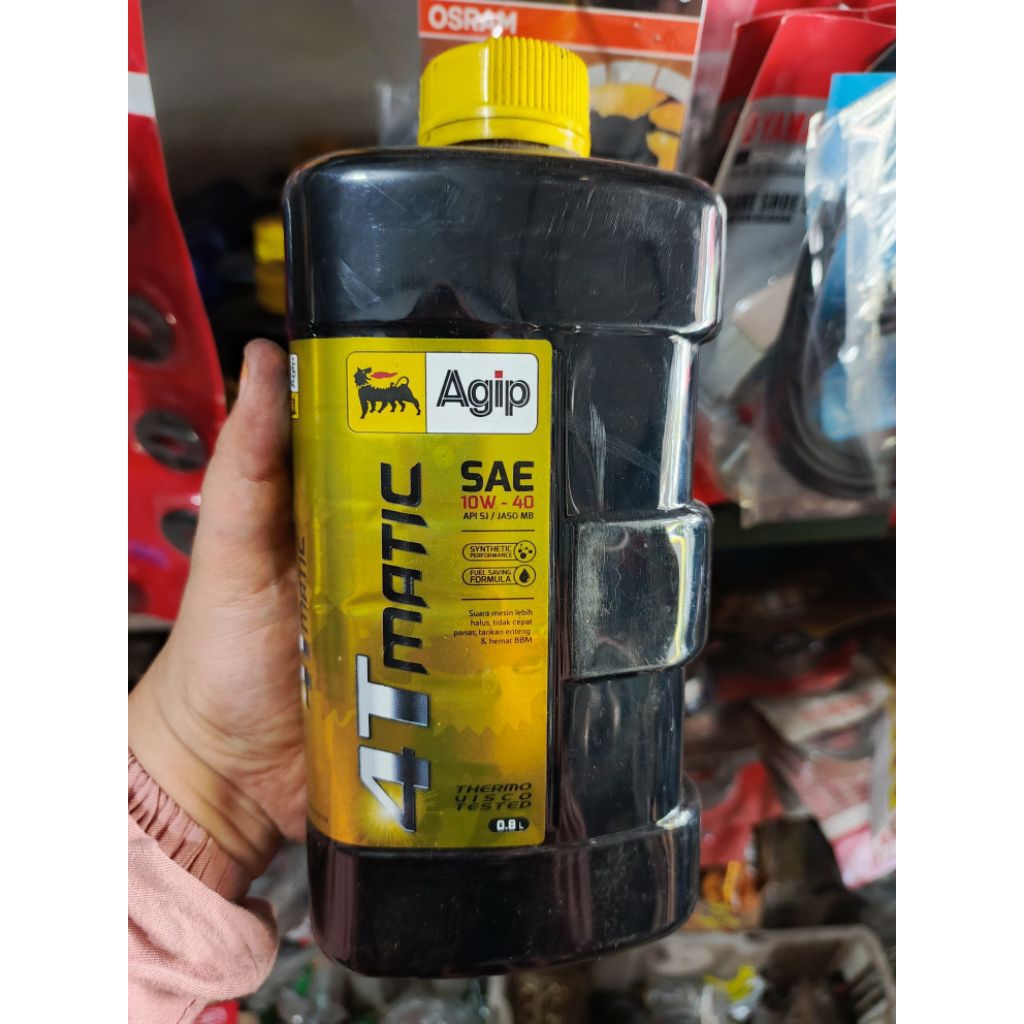 oli agip 4T matic 0.8L SAE 10W-40