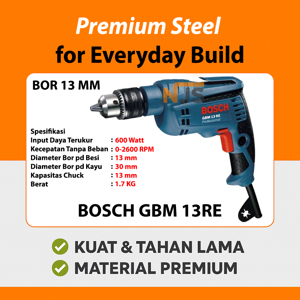 Bosch GBM 13 RE Electric Drill 13mm - Bosch GBM 13 RE