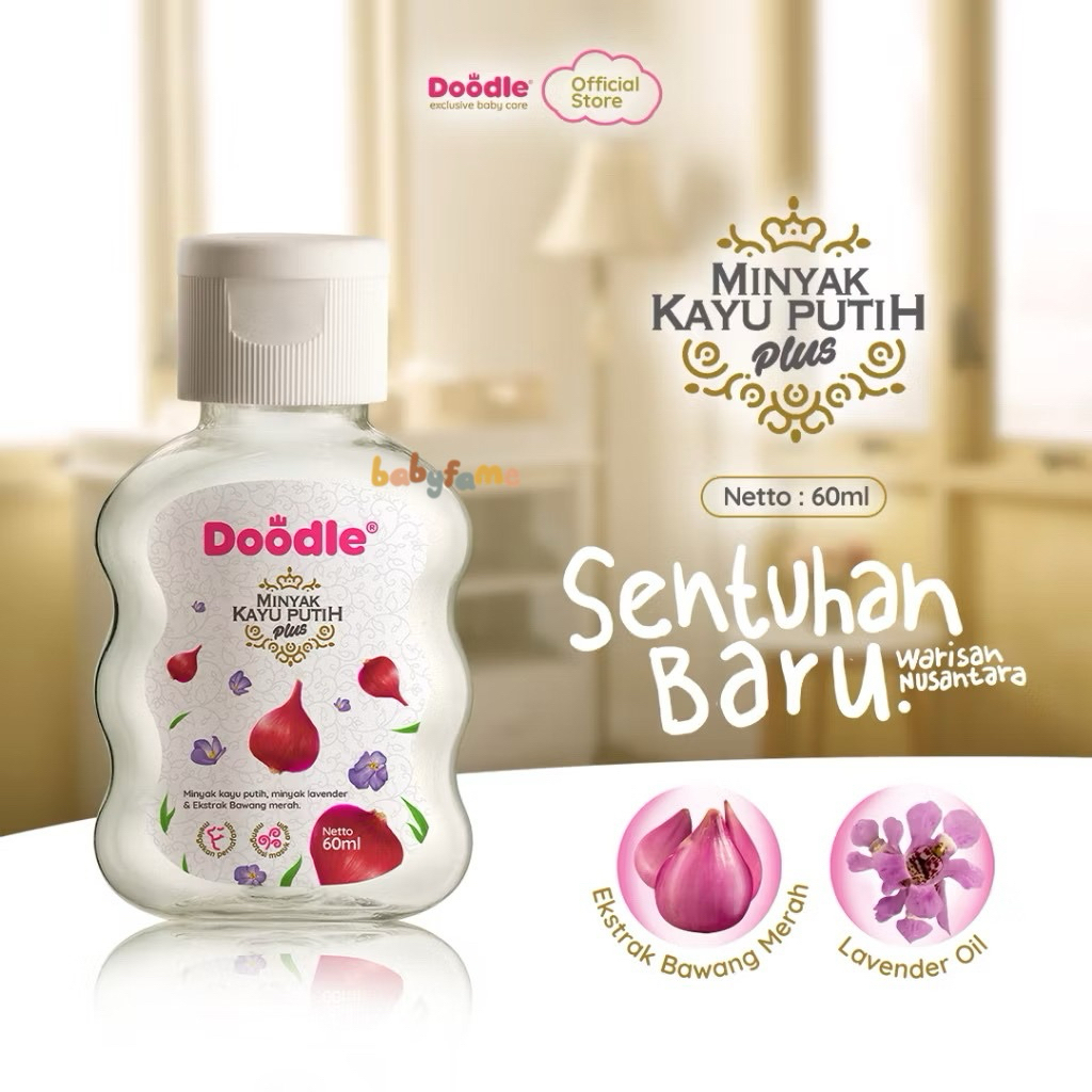 DOODLE MINYAK KAYU PUTIH | 60ML | MINYAK KAYU PUTIH