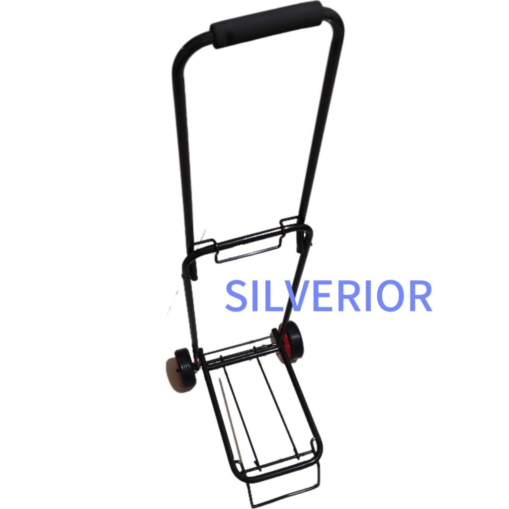 Gerobak roda alat angkut tarik dorong koper bagasi belanja lipat