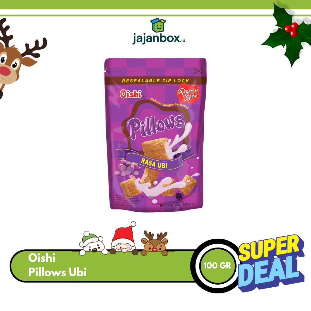Oishi Pillow Snack Ubi 100gr