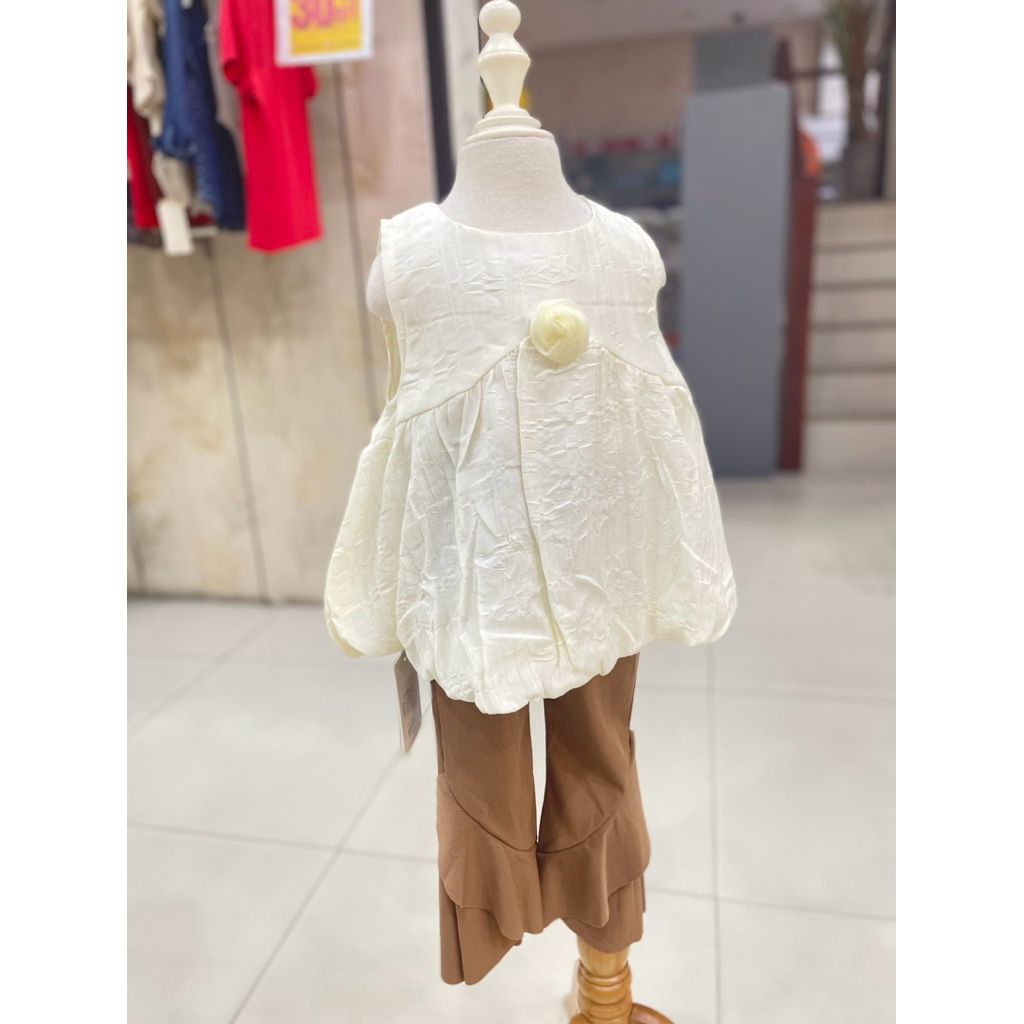 Stl kensi cln pjg rose - Stelan baju dengan celana panjang cutbray / Fashion anak perempuan -OOTD an