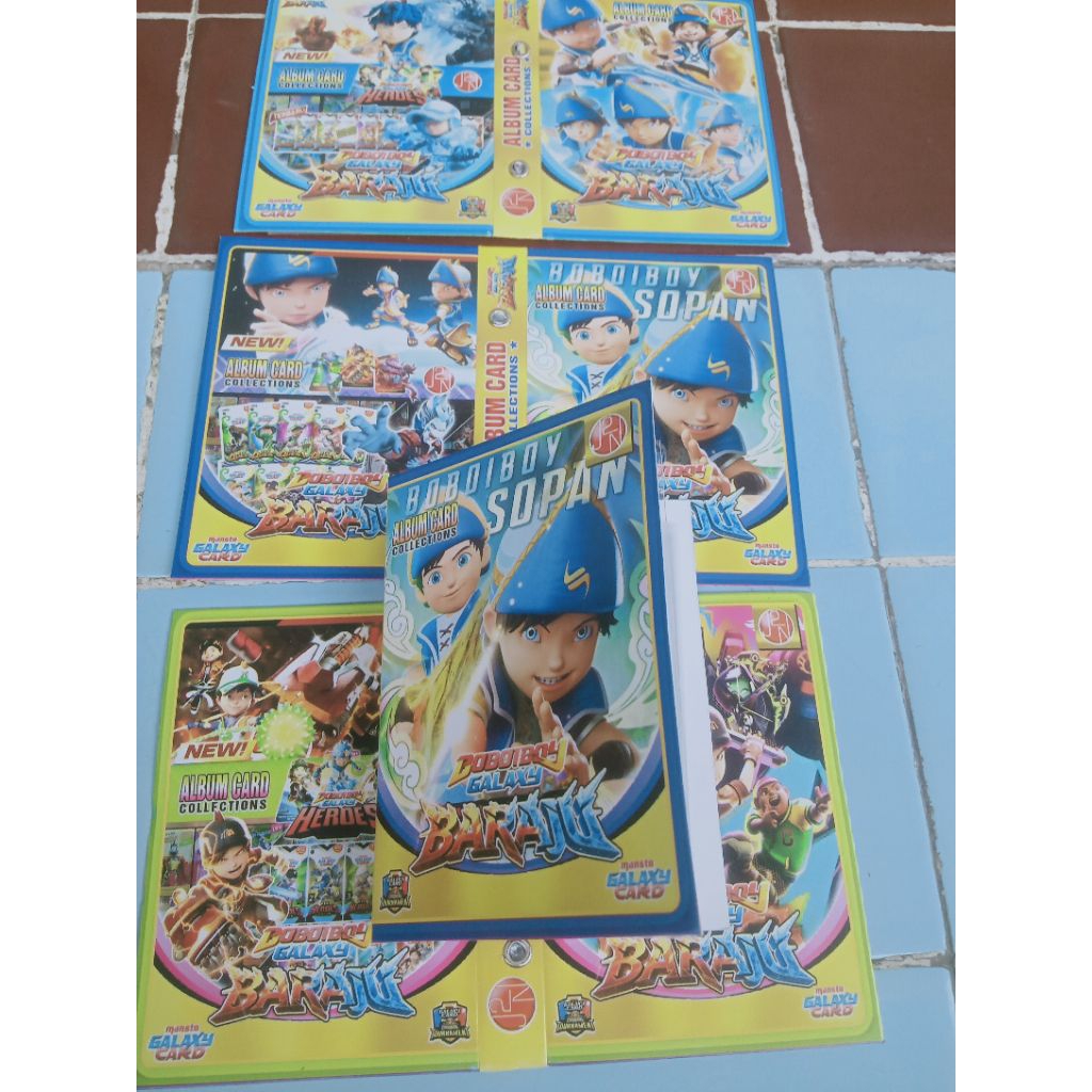 Album card Boboiboy galaxy Baraju