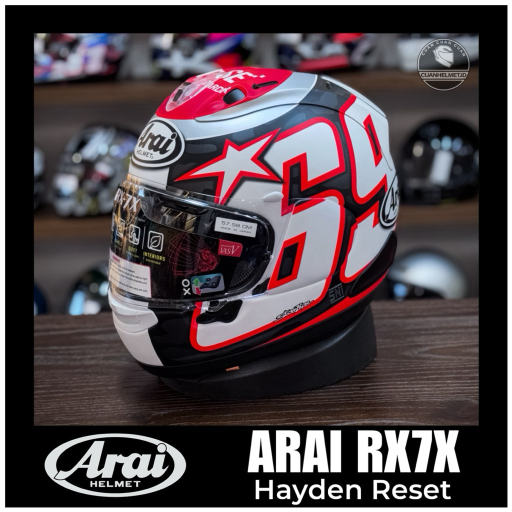 Arai Rx7x Hayden Reset