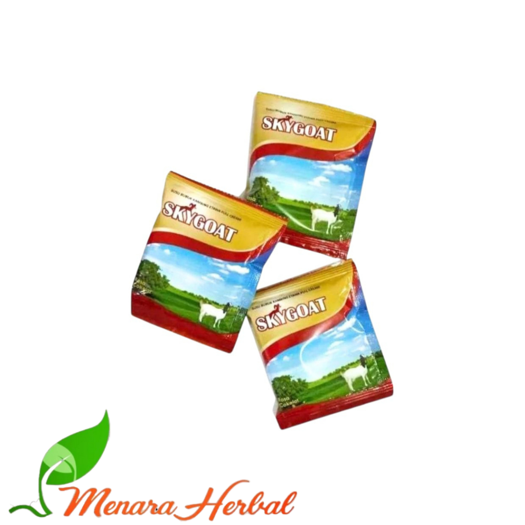 Susu Skygoat cokelat Per Sachet | Susu Etawa Bubuk | Skygoat cokelat