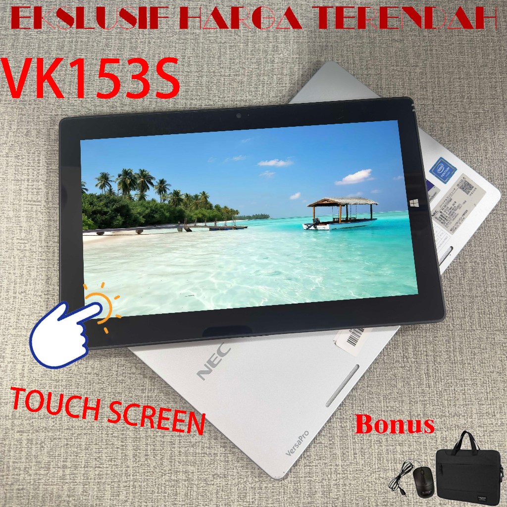 Laptop NEC VersaPro VK153S 2in1 Touchscreen Used Tablet Notebook 11.6 inch RAM 4GB SSD 128GB Peningk