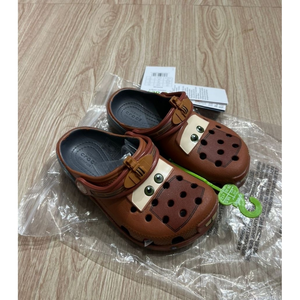 hot deals sandal crocs anak cars led / crocs cars lampu / sandal crocs cars led