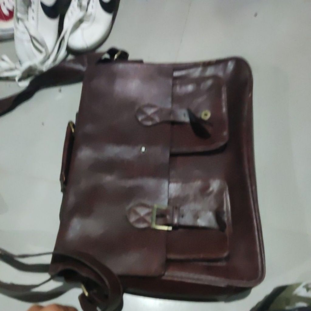 tas kerja kulit Mont Blanc