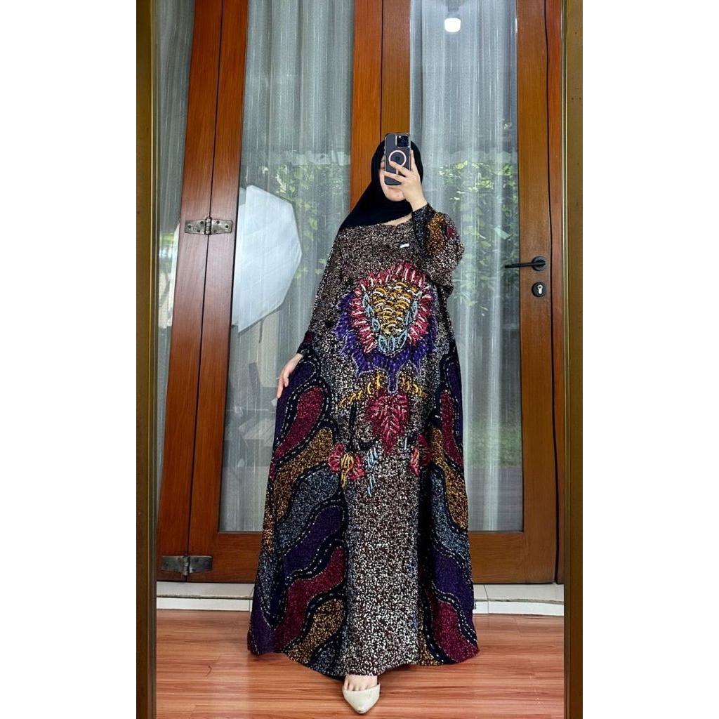 GAMIS BATIK SUPER JUMBO LD 140