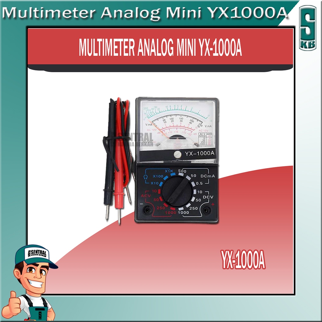 Multimeter Analog Mini YX-1000A