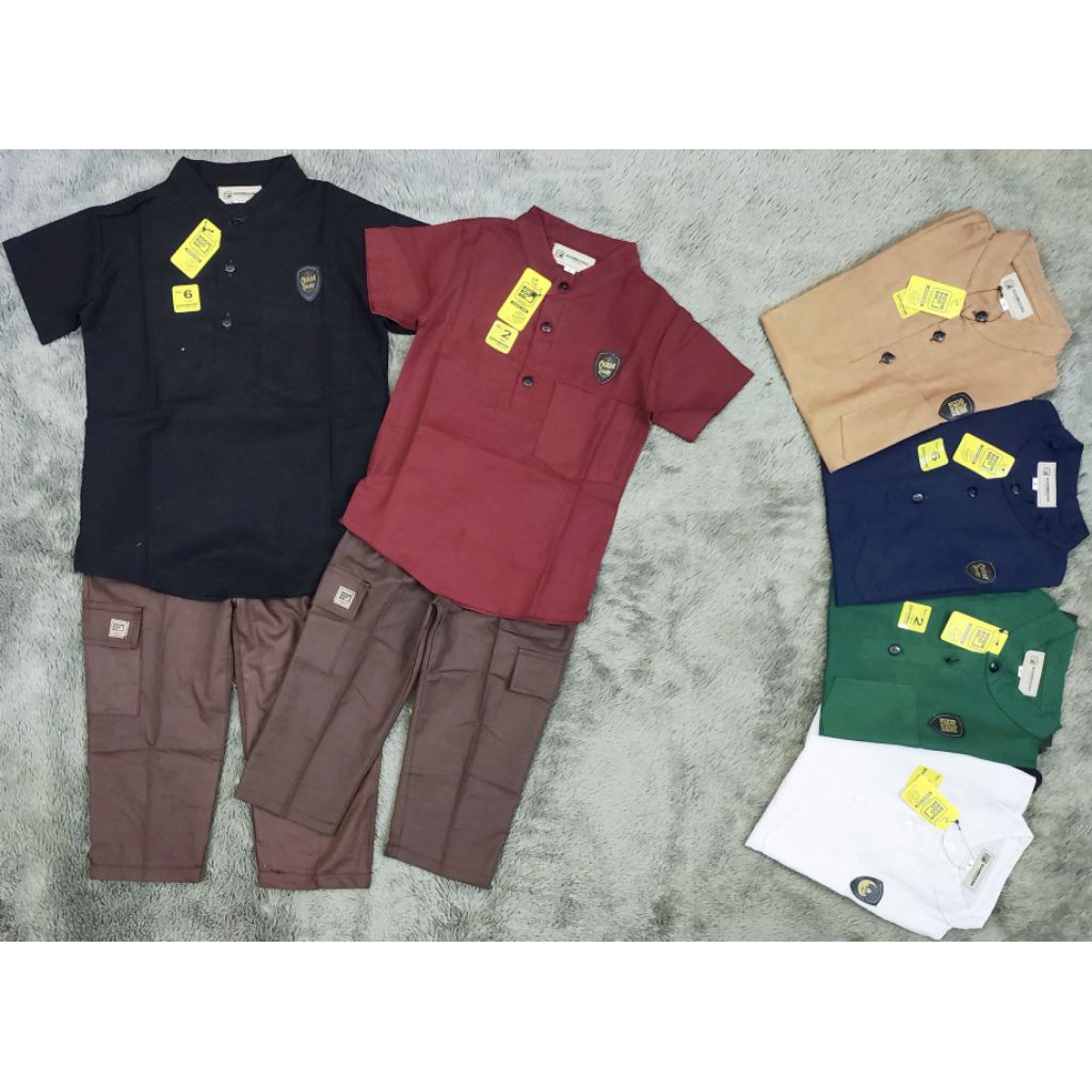 Setelan Koko Anak Bombi Kemko dan Celana Joger 1-10 tahun