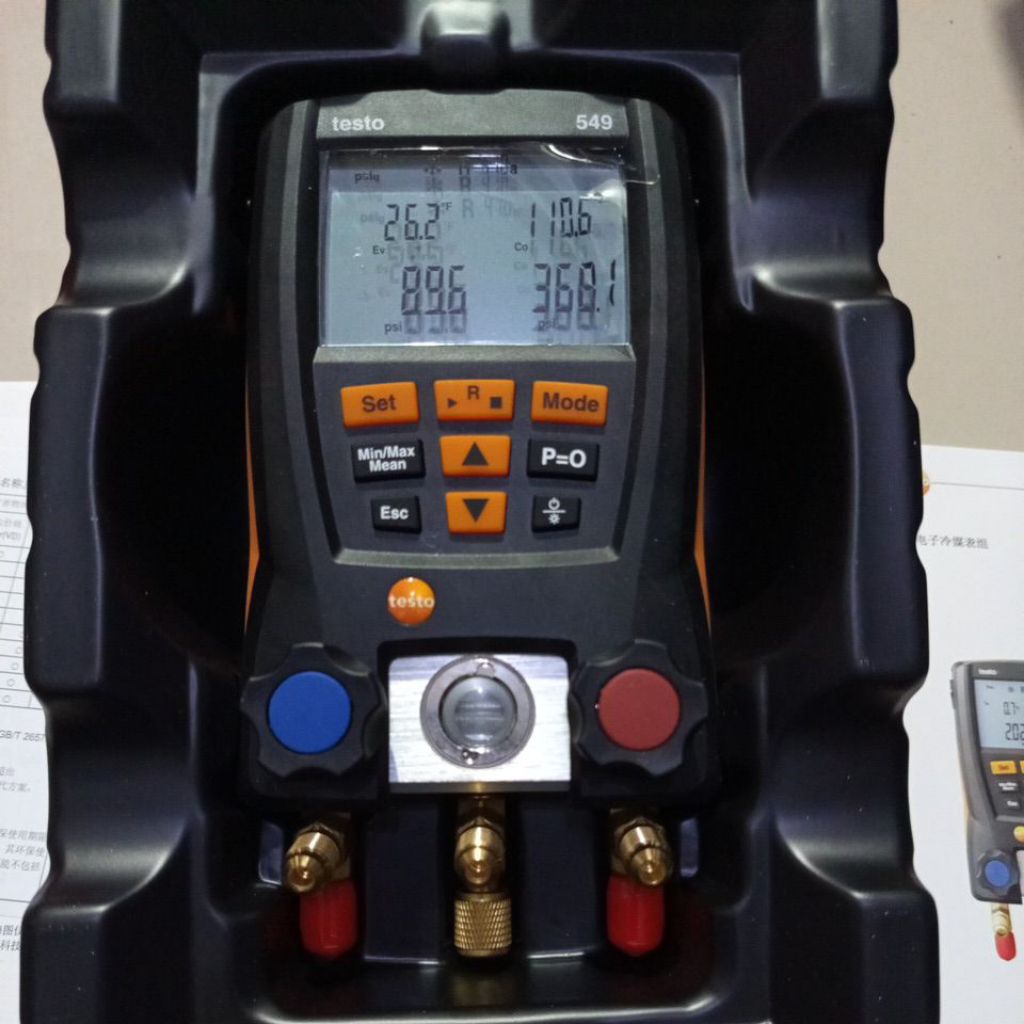 Refrigerantion Digital Manifold Gauge Meter Testo 549