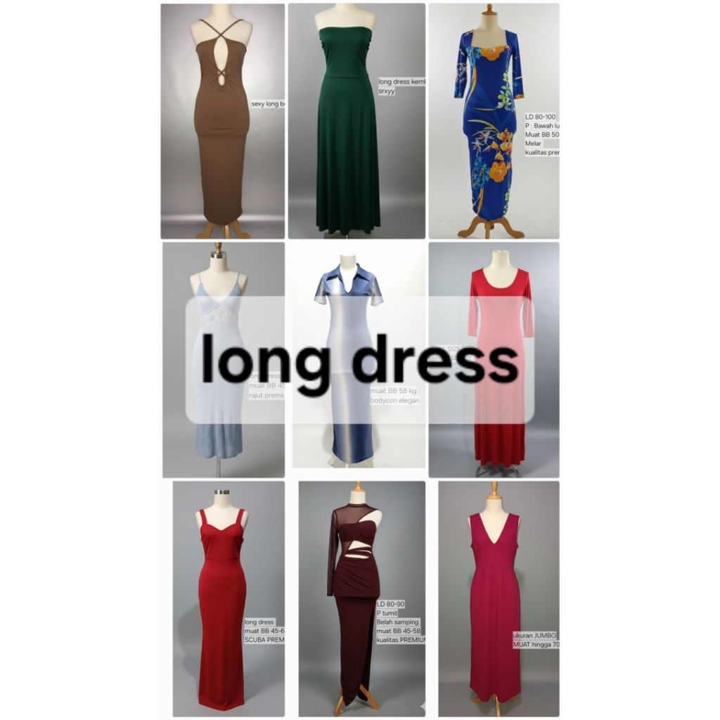 PRELOVED LONG DRESS
