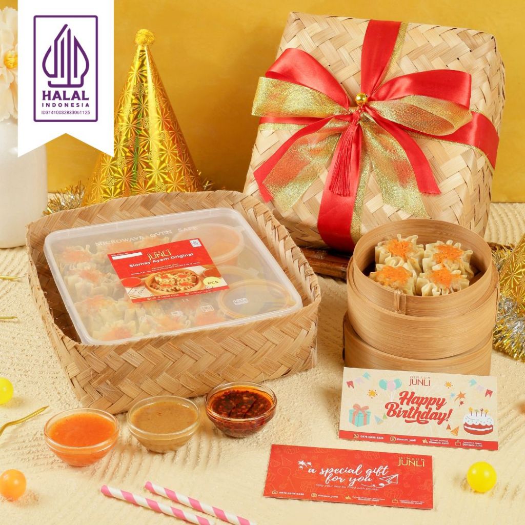 DIMSUM JUNLI Hampers Umum & Ulang Tahun - Dimsum Siomay Ayam [FROZEN]