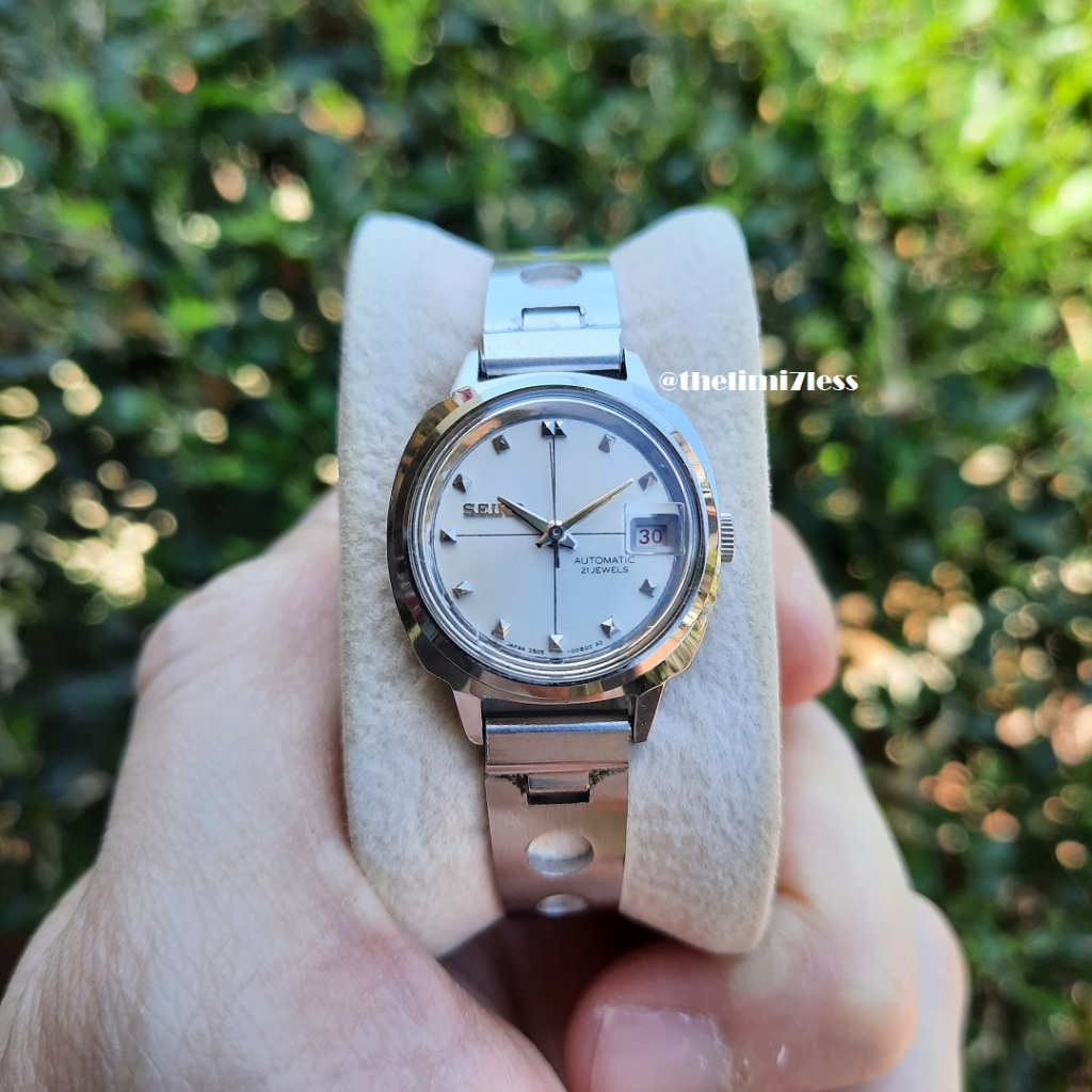 Jam tangan Seiko automatic 21 jewels made in japan 1960s ref 2505 – 7040