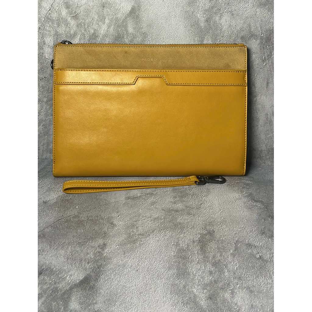 Pedro Clutch for Men - Yellow (100% Original)