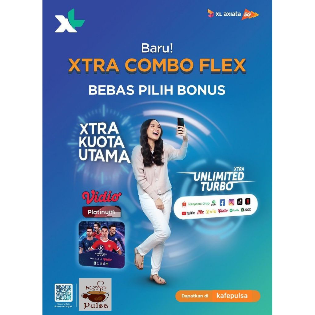 Paket Data XL Xtra Combo Flex S+ 28 Hari