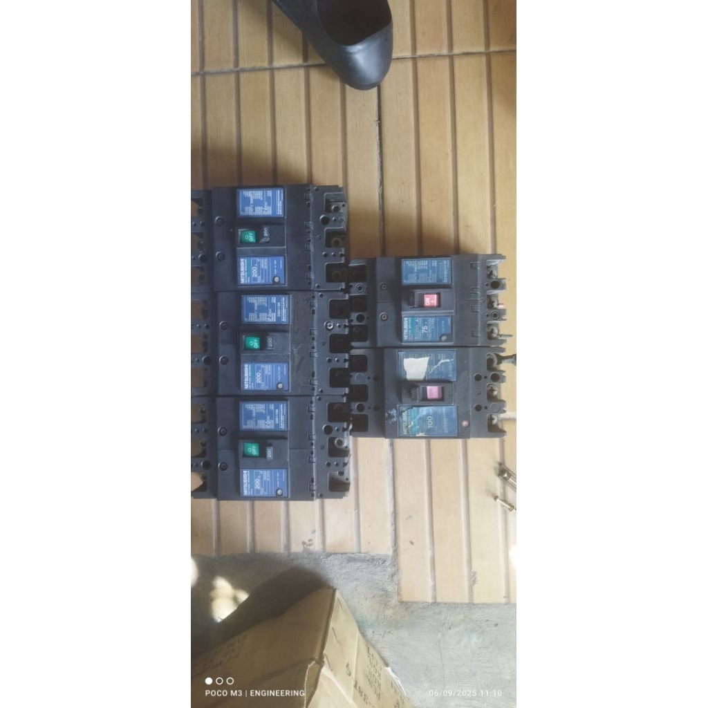 MCCB MITSUBISHI 50/75/100/150/200 A