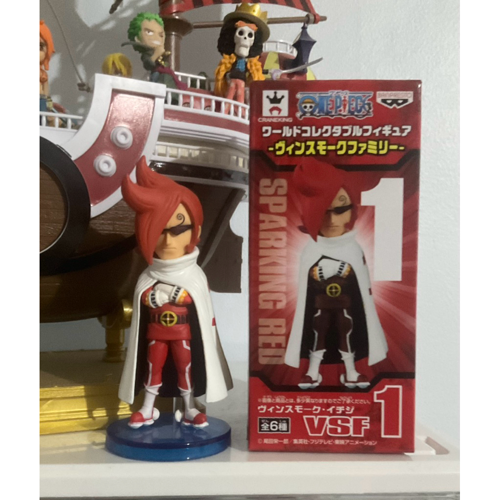 WCF ONE PIECE VINSMOKE ICHIJI SPARKING RED
