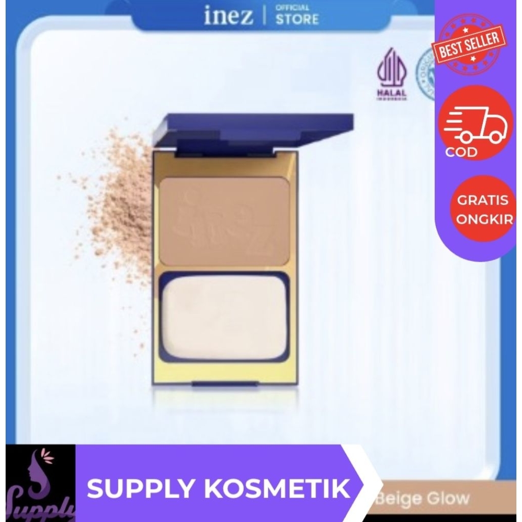 Inez compact powder/Bedak padat inez