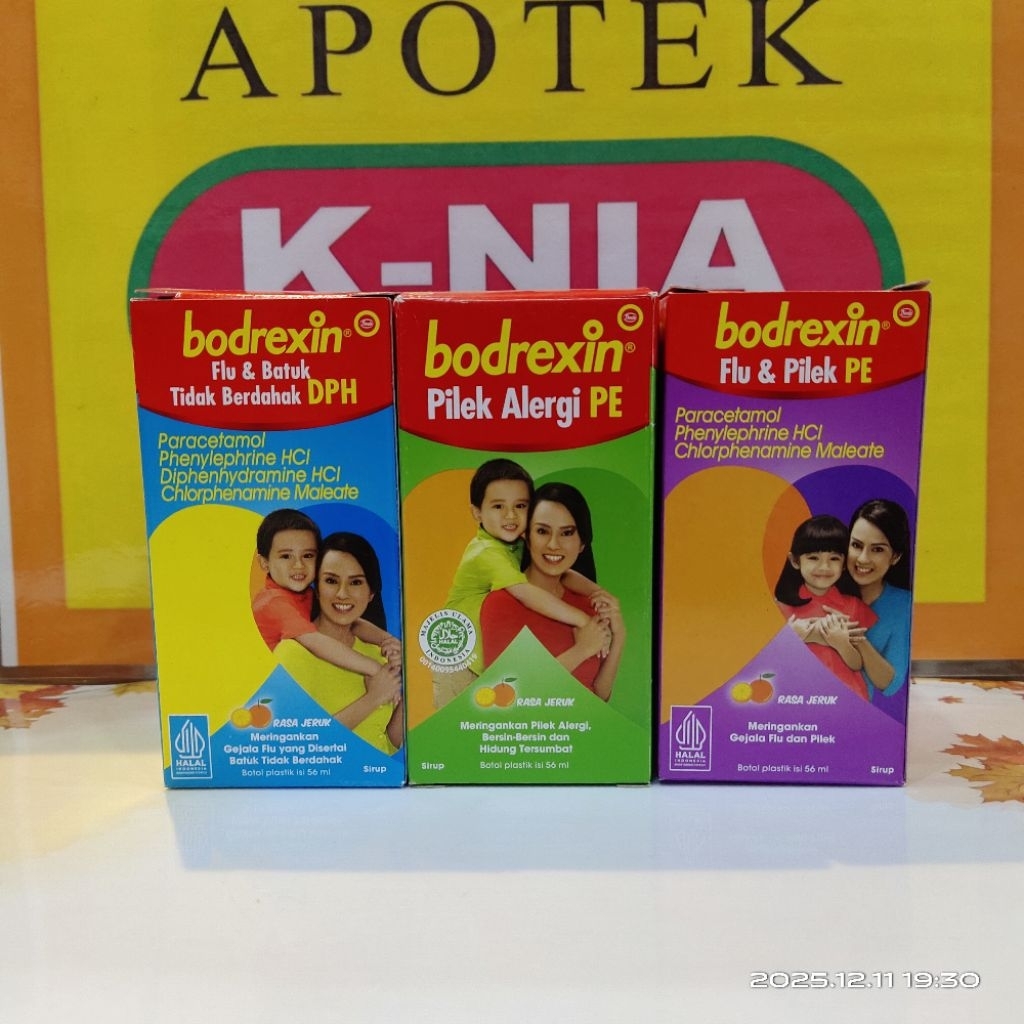 Bodrexin Sirup obat batuk dan pilek anak