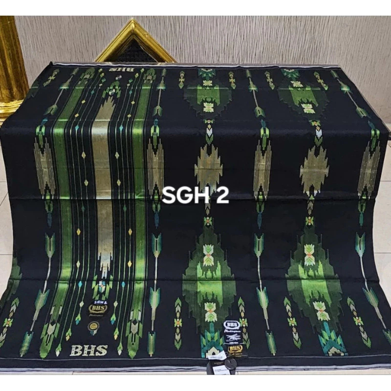 SARUNG BHS MASTERPIECE BAHAN HALUS NYAMAN DIPAKAI ASLI SUTRA SONGKET TIMBUL BERKUALITAS