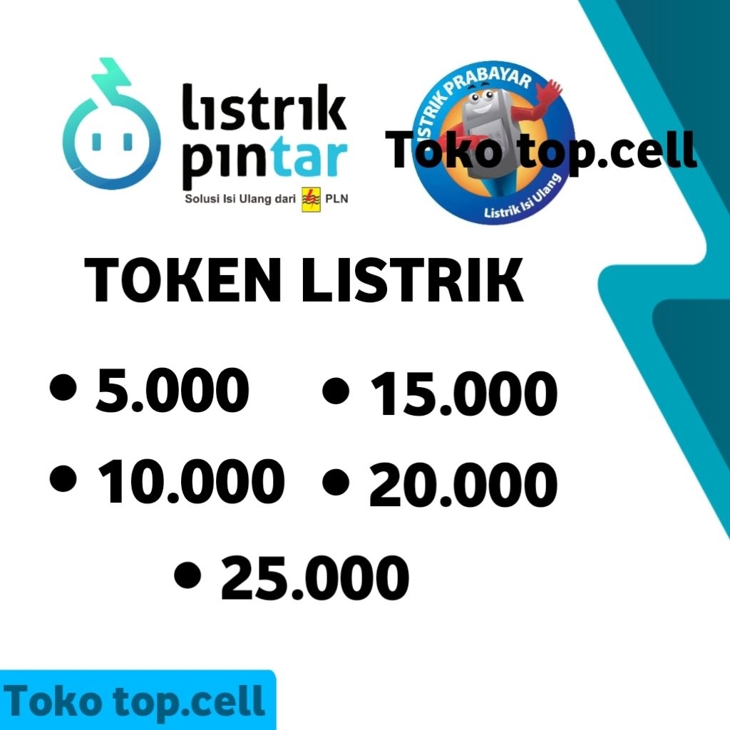 Token Listrik Mini 5Rb | 10 | 15 | 20 | 25.