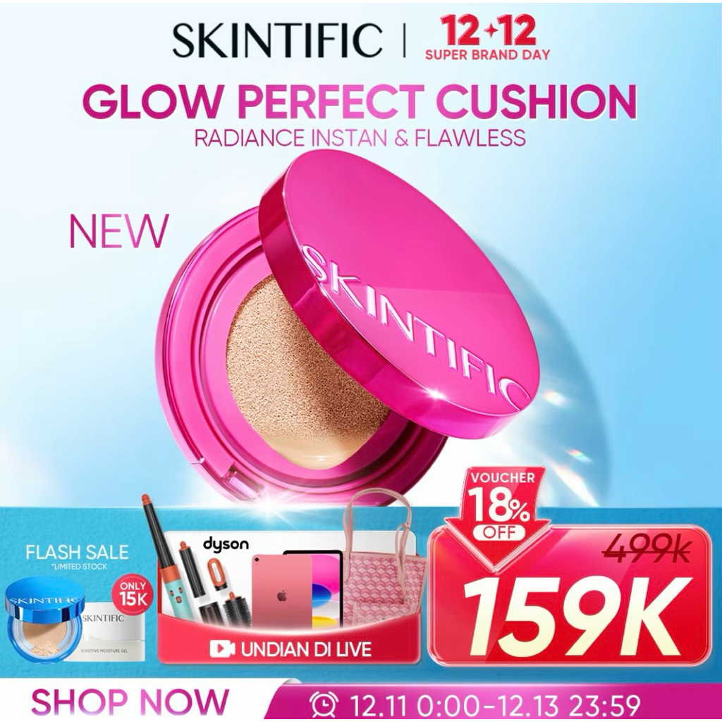 SKINTIFIC glow perfect BB cushion 11 ml