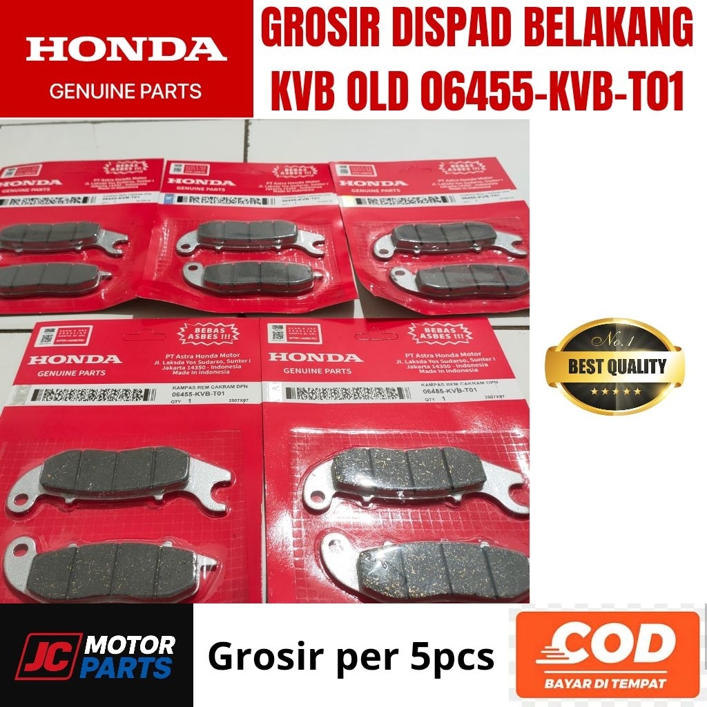 GROSIR 5 PCS DISPAD HONDA KVB OLD 06455-KVB-T01