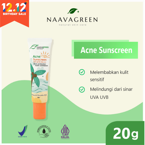 [100%ORI] NAAVAGREEN ACNE SUNSCREEN / TIRAI / SUBLOCK  - NAVAGREEN - NAVA GREEN - NAVAAGREEN - NAVAA