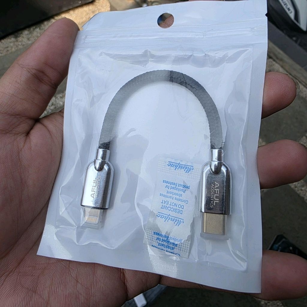 AFUL Snowy Night USB OTG Type C to Lightning In Ear Monitor IEM Earphone Headset hetset