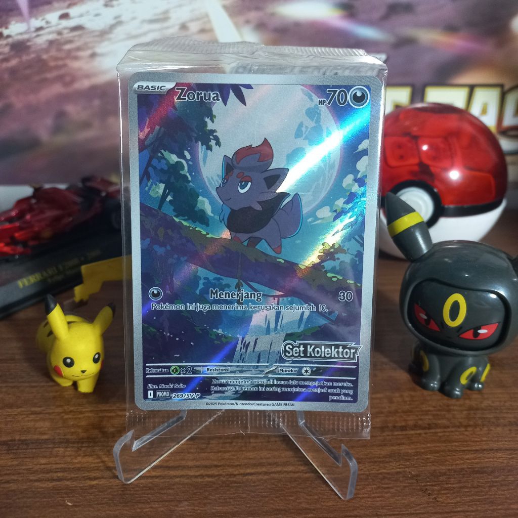Zorua Set Kolektor AR Promo 269/SV-P - Kartu Pokemon TCG Indonesia Original
