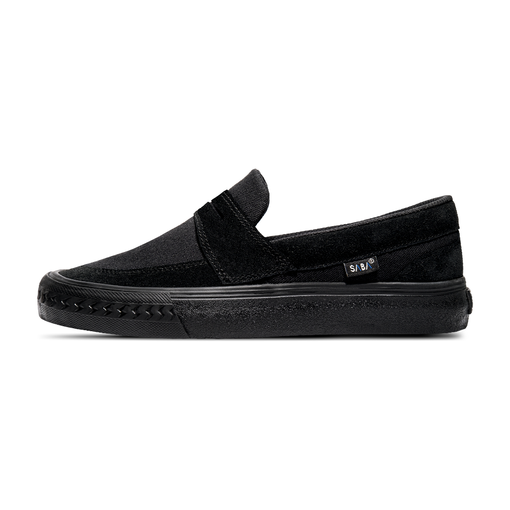 SABA Tuxedo All Black - Sepatu Loafer Sneakers Pria Wanita Original 100% TXD 02