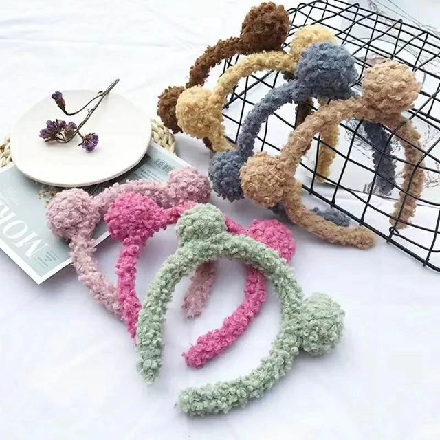 Bando Karakter Lucu Beruang / Bando Telinga Beruang Lucu Fashion Wanita Korea
