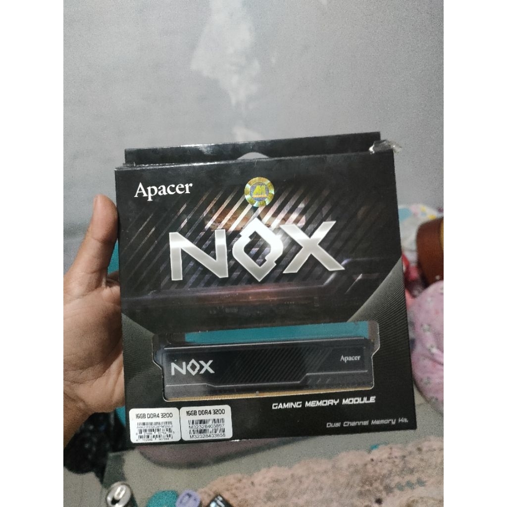 Ram DDR 4 Apacer Nox 8x2 16GB