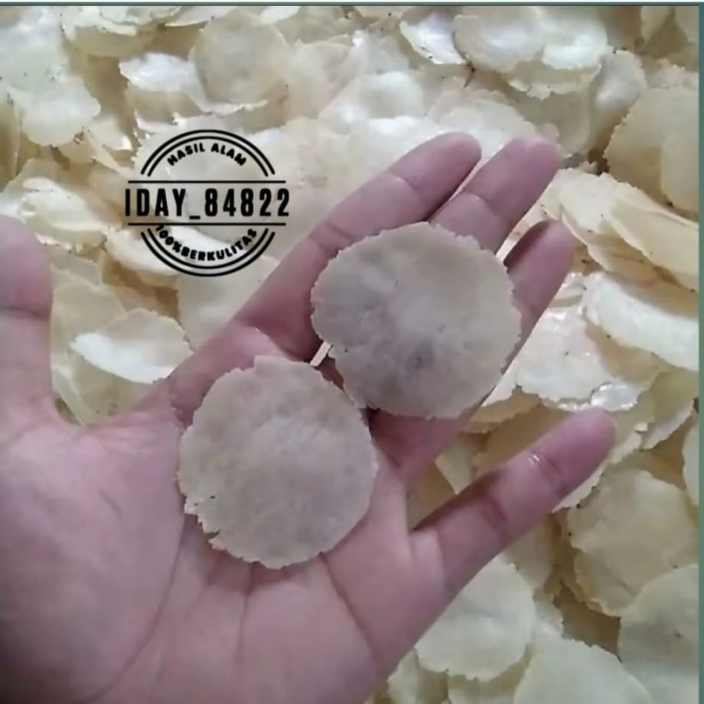 EMPING MELINJO SUPER 1KG EMPING MELINJO MENTAH TIPIS