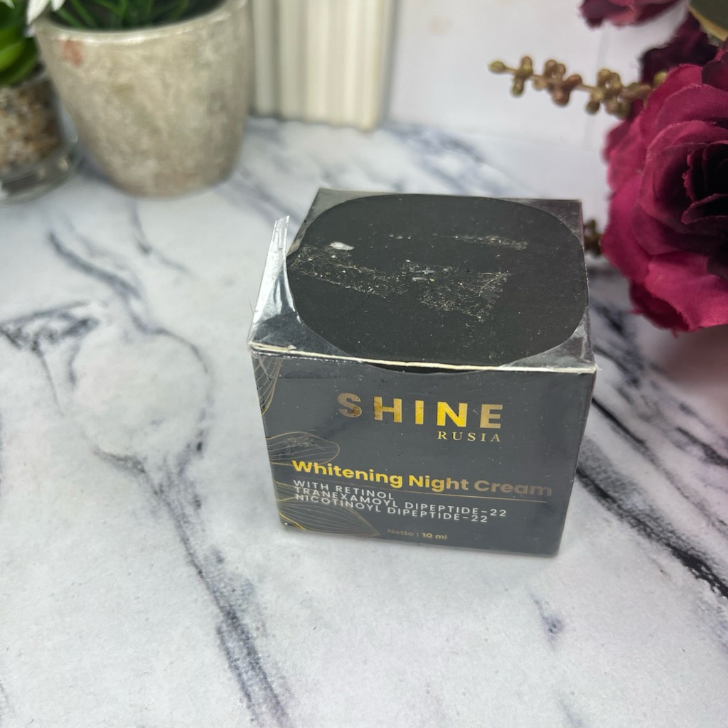 Shine rusia whitening night cream with Retinol