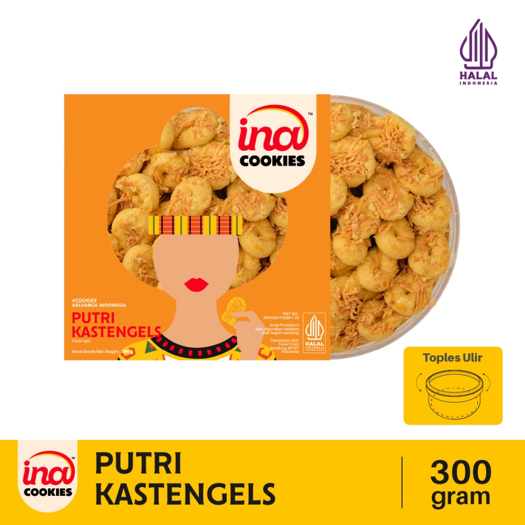 Kue Kering Toples Reguler INA COOKIES ORIGINAL MURAH