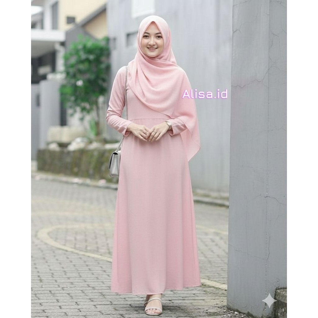 JILBAB / HIJAB SEGI EMPAT SYAR'I 130X130 CERUTI BABYDOLL PREMIUM