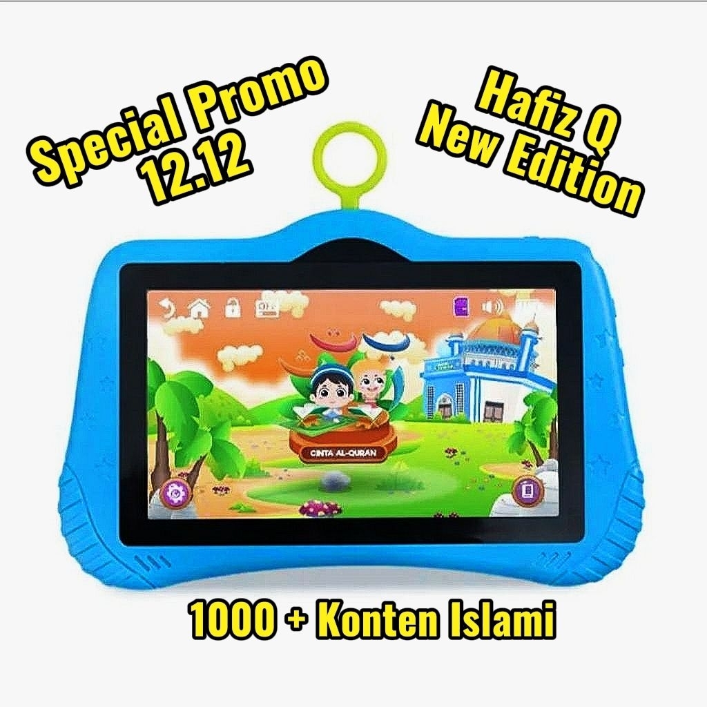 Al Qolam Hafiz Q New Edition Versi 2 Tablet Belajar Anak islami | Mainan edukasi pengganti gadget / 
