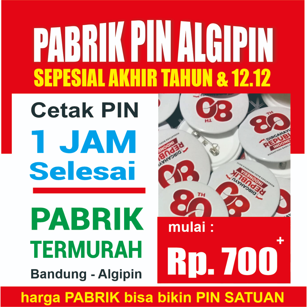 Custom Cetak Pin Peniti 25 Custom / PIN HITAM / Pin 25mm / Pin 2,5cmPIN / BROS / PIN SOUVENIR / PIN 