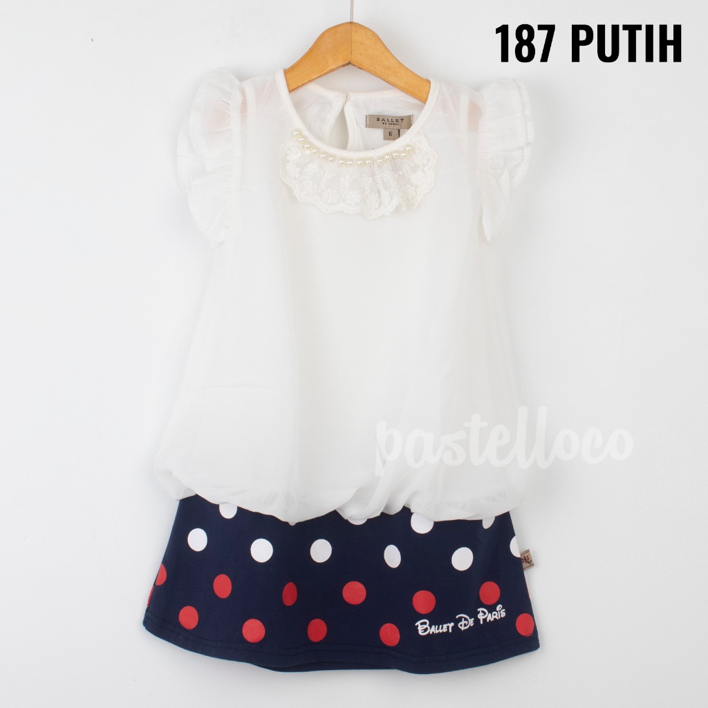 CUCI GUDANG BALLET DE PARIS DRESS ANAK BAJU DRESS ANAK PEREMPUAN BL8