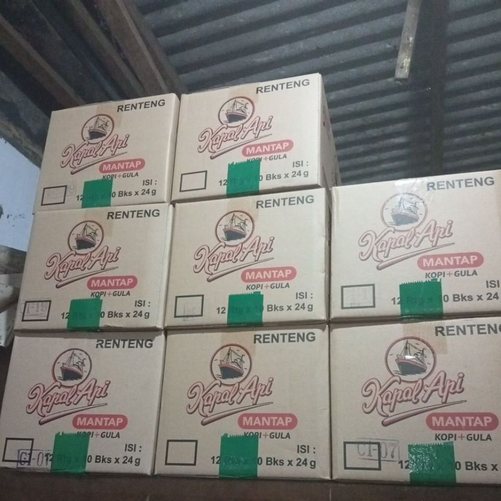 CARGO Paket 8 Karton Dus Kapal Api Mantap 24gr Renceng