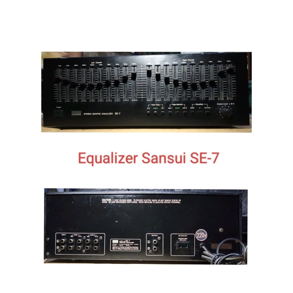 SANSUI Equalizer SE-7